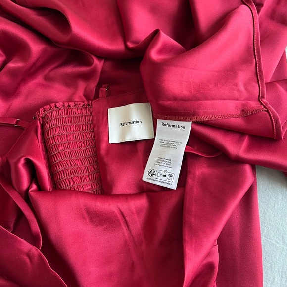 “💖Sale” Frankie Satin Dress — Rubies - Picture 7 of 8